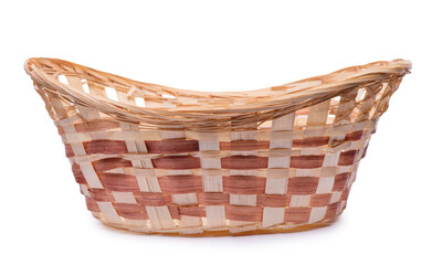 Empty wicker basket