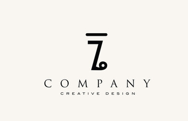 Z vintage abstract alphabet letter icon logo. Design for lettering and corporate identity. Professional elegant template