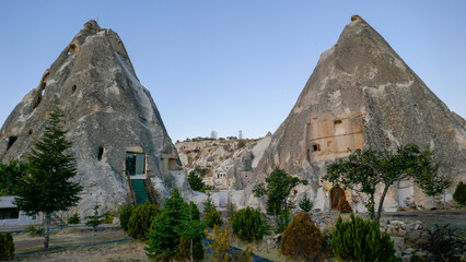 Amazing valley in Cappadocia, unusual relief