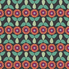 Seamless vector retro shapes pattern. Suitable for book covers, gift wrap, fashion fabrics, wallpaper, packaging and other design projects. 