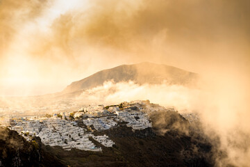 Sunrise in Santorini Greece