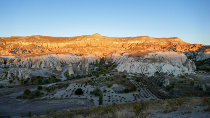 Amazing valley in Cappadocia, unusual relief