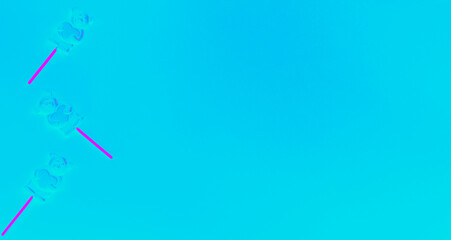 Chocolate bears with hearts for valentines day