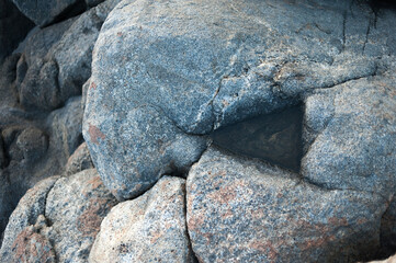 triangular shape in stone