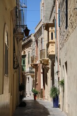 Fototapeta na wymiar Historic old town of Mdina in Malta