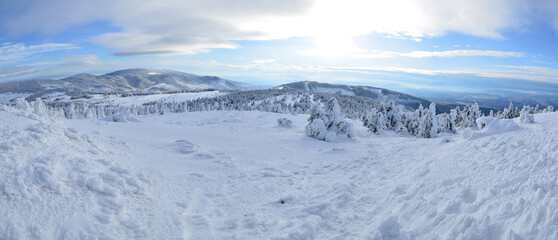 winter mountain landscape