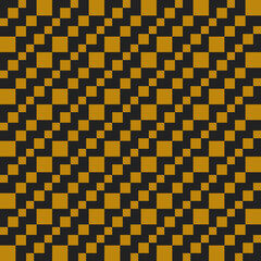 Seamless geometric pattern in two colors gray and gold