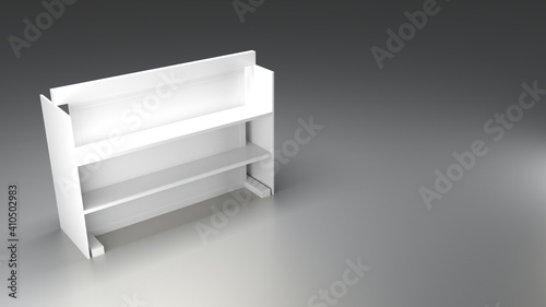 Download Gondola Mockup Retail Display Design Original 3d Rendering Wall Mural Tostphoto