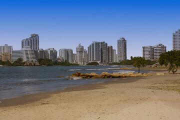 city skyline cartagena colombia