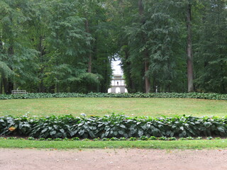 Russia. Pushkin Mountains. Petrovskoe is the ancestral estate of Pushkin's ancestors. The park is...