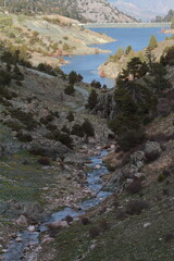 stream in the mountains