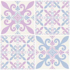 Abstract background applied thai art style. Seamless decorative patterns for cards, banner, brochures, flyers, posters, printing, flooring, walls, wallpaper, website, tiles. Vector illustration.