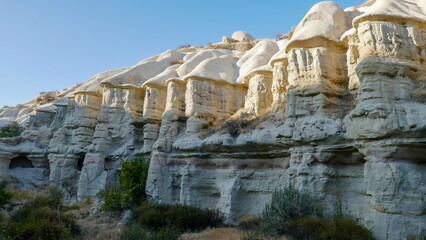 Amazing valley in Cappadocia, unusual relief