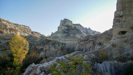 Amazing valley in Cappadocia, unusual relief