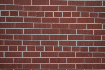 Red Brick Background Texture Close Up