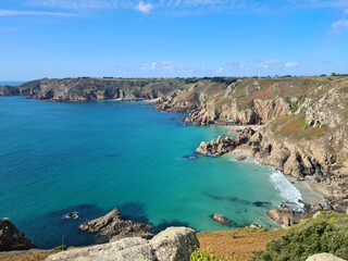 Guernsey Channel Islands, La Bette and Jaonnet Bay