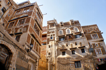 Fototapeta premium View of the old city of Sana'a in Yemen