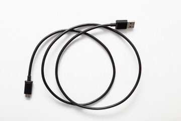 Cable with USB and micro USB connectors