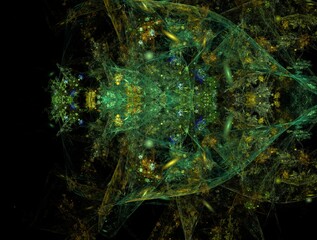 Imaginatory fractal background Image