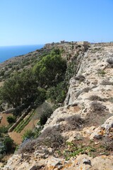 Dingli Cliffs on the Mediterranean Sea, Malta