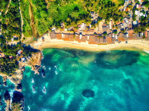 Playa de Maruata, Michoacan Mexico, Ocean; Paradise