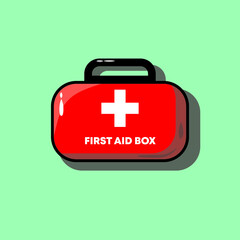 Fototapeta premium first aid kit icon