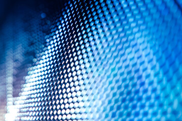 Fototapeta premium CloseUp LED blurred screen. LED soft focus background. abstract background ideal for design.