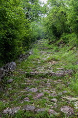 Hiking trail to Ostrog monastery, Montenegro