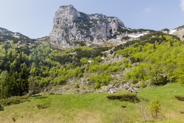 Rocky mountains in Durmitor national park, Montenegro.