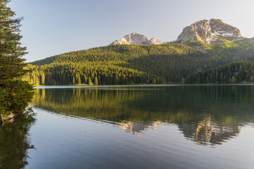 Crno jezero lake in Durmitor mountains, Montenegro