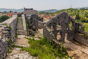 Fototapeta na wymiar Bedem fortres in Niksic, Montenegro
