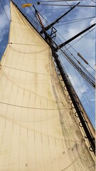 mast on a sailboat