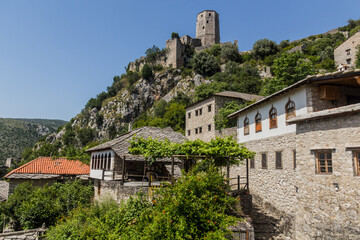 Fototapeta premium View of Pocitelj village, Bosnia and Herzegovina