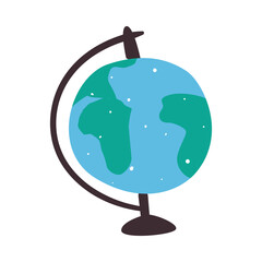 Obraz premium world sphere icon vector design