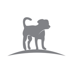 Dog Pet template design Animal illustration Emblem Mascot