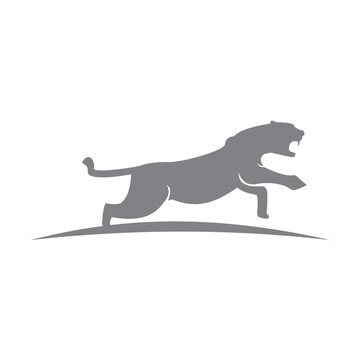 Tiger Animal Emblem Mascot Graphic Template Illustration