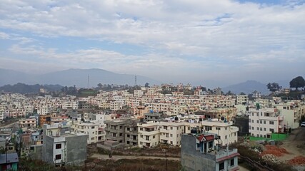 Fototapeta na wymiar view of the nepal city