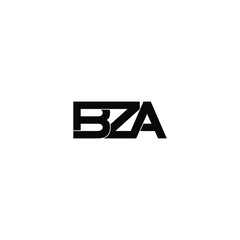 bza letter original monogram logo design