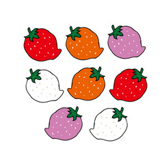 いちご　3色　