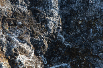 texture of the rock