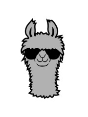 Flauschiges Lama Cool  © Style-o-Mat-Design