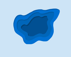 3D texture background abstract and paper cut shapes. Design layout for business presentations, flyers, posters and invitations.