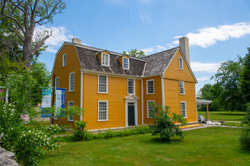 John Hale House in Hale Farm at 39 Hale Street in historic center of Beverly, Massachusetts MA, USA. 