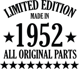 limited edition 1952