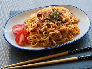 한국음식 비빔국수