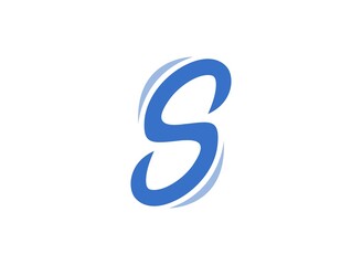 simple letter S logo vector template.