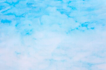 blue sky background with watercolor pattern
