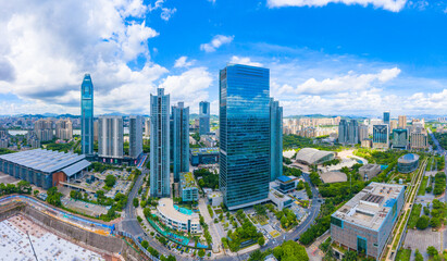 Obraz premium Urban scenery of Huizhou City, Guangdong Province, China