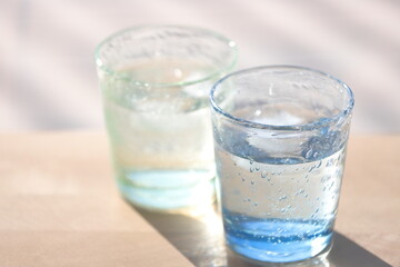 水の入ったグラス