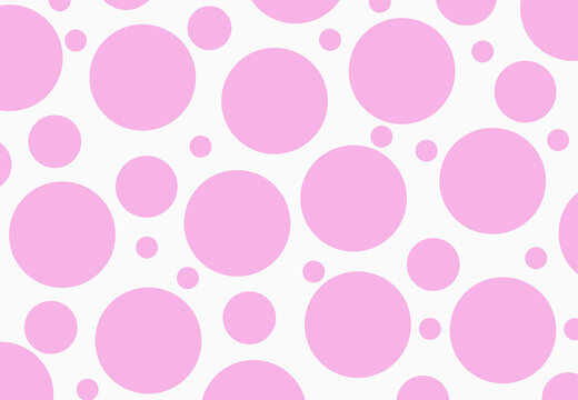 Seamless dots pattern pink background, Round Circle White Pink texture design graphic modern digital abstract pink background.